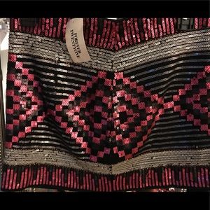 NWT:💜sequined mini skirt💜